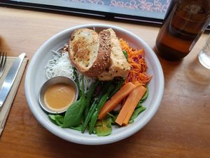 Vietnamese noodle salad at Felix For Goodness in Brisbane