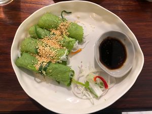 Veggie Rolls at Vegan Zone in Hoi An