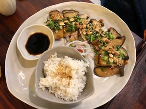 Pan Sear Mushroom at Vegan Zone in Hoi An