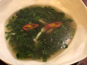 Green Soup at Vegan Zone in Hoi An