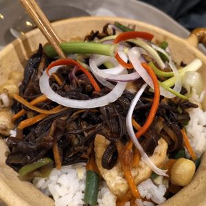 Lotus rice at Vegan Zone in Hoi An