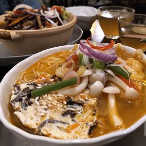 Rice noodle soup at Vegan Zone in Hoi An