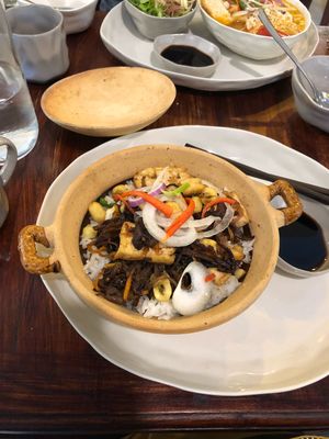 Lotus rice at Vegan Zone in Hoi An