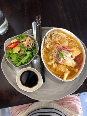 Noodle soup  at Vegan Zone in Hoi An