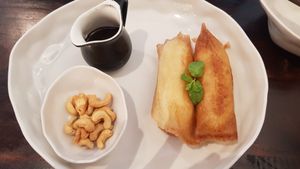 Banana rolls at Vegan Zone in Hoi An