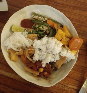 Birthday buffet at Vegan Zone in Hoi An