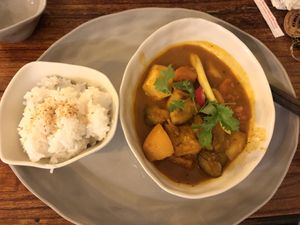 Tofu curry  at Vegan Zone in Hoi An