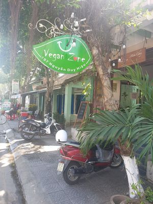 Loved the name at Vegan Zone in Hoi An