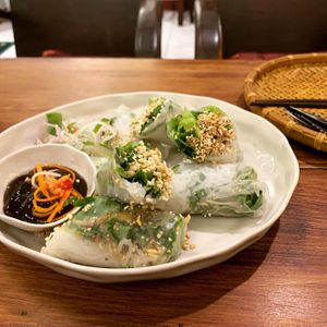 Summer roll at Vegan Zone in Hoi An