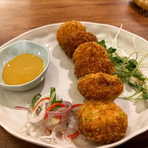 Potato pancake at Vegan Zone in Hoi An