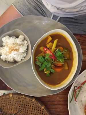 Curry at Vegan Zone in Hoi An