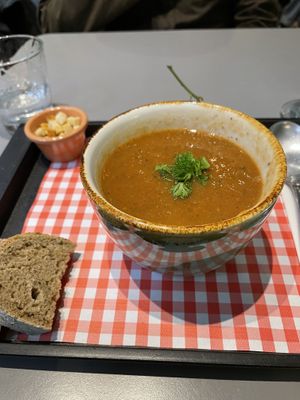 Tomato soup   at Soup in Bruges