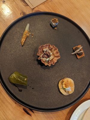 Starter snacks at Hillside Kitchen & Cellar in Wellington