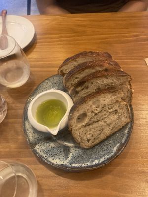 Sourdough using an old starter. It’s better than it sounds - but let the chef explain.  at Hillside Kitchen & Cellar in Wellington