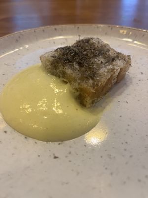 Potato fritterr  at Hillside Kitchen & Cellar in Wellington