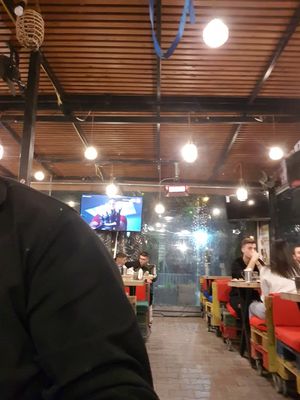 Tv at Pizza Con in Kos