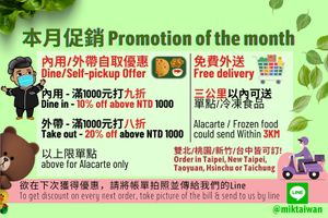 June 2022 promotion for all friends at Mayur Indian Kitchen in Taipei