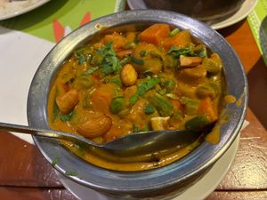 Navratan korma at Mayur Indian Kitchen in Taipei