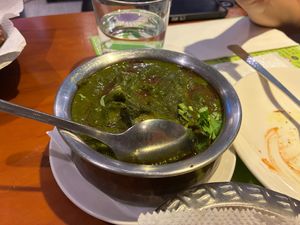 Aloo palak at Mayur Indian Kitchen in Taipei