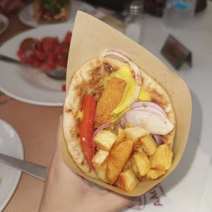 Gyros at Vegan Food Tour Athens in Athens
