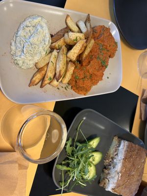 Soutzukakia and moussaka  at Vegan Food Tour Athens in Athens