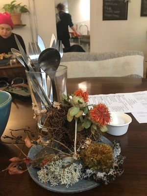 Beautiful decoration at Kosmos K in Copenhagen