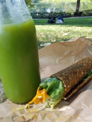 Toke my lunch to the park nearby at Kosmos K in Copenhagen