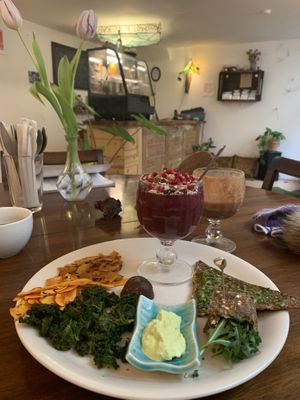 Breakfast plate  at Kosmos K in Copenhagen