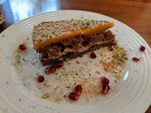 Cream cake at Kosmos K in Copenhagen