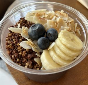 Berry açaí bowl  at Juicebaby in West London