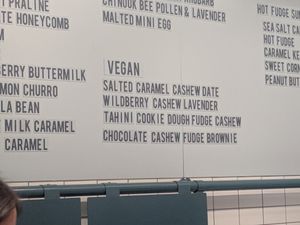 Vegan section of menu! at Made By Marcus - Hillhurst in Calgary
