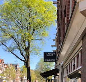 Sign    at Henny's HomeMade in Amsterdam