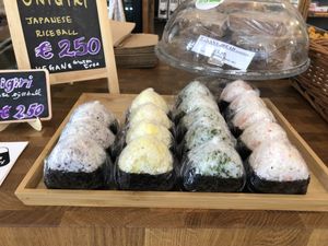 I wish I had been hungry enough to try these!  at Henny's HomeMade in Amsterdam