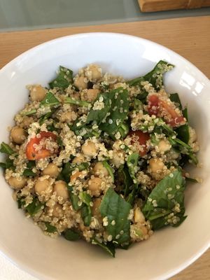 Quinoa chick pea salad   at Henny's HomeMade in Amsterdam