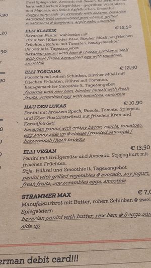 Vegan panini at Stenz in Munich