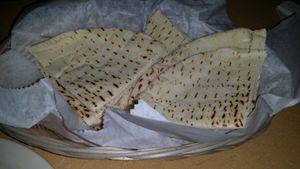 Pita bread at Petra Cafe in Hattiesburg