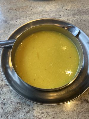 Dahl soup  at Pushap - Namur in Montreal