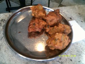 Pakoras at Pushap - Namur in Montreal