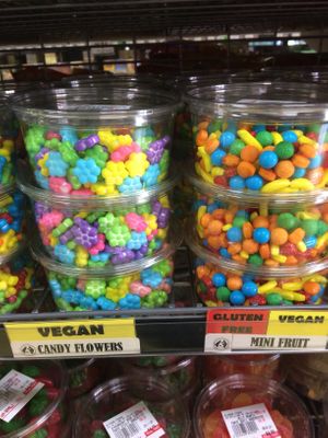 Candy flowers & mini fruit at Rishon Foods in Balaclava