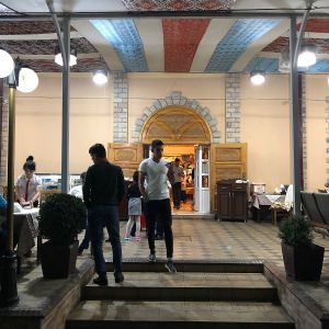 Entrance at Karimbek in Samarkand