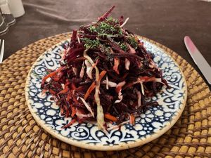 Elixer Salad  at Old City Restaurant in Samarkand