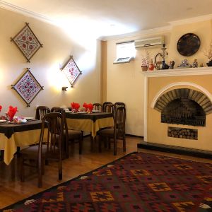Dining room at Old City Restaurant in Samarkand