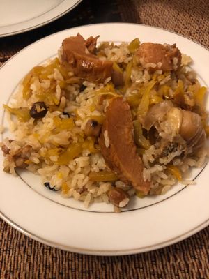 Vegan plof... upon request!! at Old City Restaurant in Samarkand