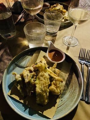 Tempura di verdure  at La Cullera in Alghero
