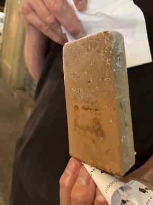 Chocolate vegan ice cream  at Loco Polo in San Sebastian