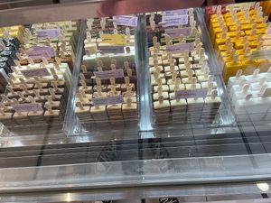 Ice sticks, (vegan options in the right corner)   at Loco Polo in San Sebastian