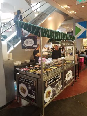 Near the escalator up on ground floor at Halohesh Lasirim - Food Stall in Tel Aviv