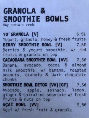 VV = vegan   at Fauna & Flora in Lisbon