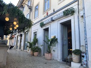 Outdoor seating too  at Fauna & Flora in Lisbon