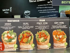 menu at immergrün in Stuttgart